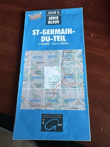 Carte ign 2538 germain - 2538,