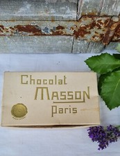 ANCIENNE BOITE EN CARTON PUBLICITAIRE CHOCOLAT MASSON PARIS