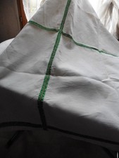 ANCIENNE NAPPE PUR LIN CREME
