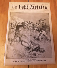 LE PETIT PARISIEN 1891 banditisme aux Etats-unis Tonkin Lieutenant  De Vathaire