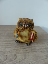 Bibelot Statuette Vintage Hibou/ Chouette Savante