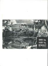 RENAULT VOLTIGEUR R 2065 - GOELETTE R 2086 - 1958 / catalogue brochure prospekt