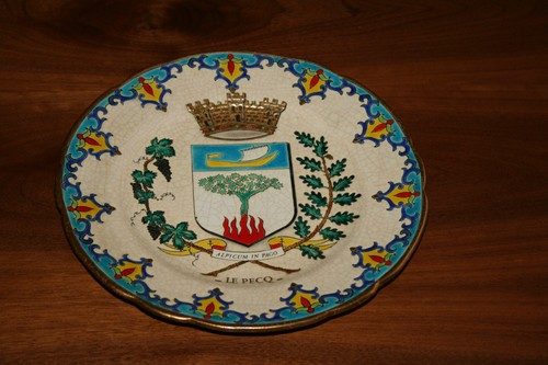 Assiette emaux longwy - assiette, de