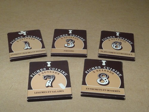 Fiches cuisines suisses - fiches,