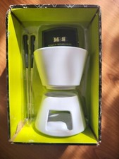SET FONDUE CHOCOLAT EN CERAMIQUE BLANC - MARKS & SPENCER-