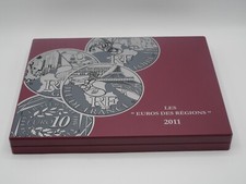 RARE COFFRET 27 PIECES EUROS DES REGIONS MILLESIME 2011 AVEC COFFRET 50.000 EX