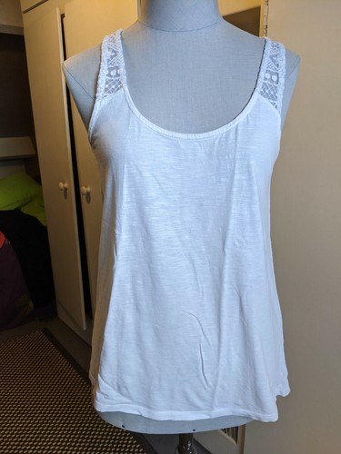 Shirt blanc avec dentelle - ti-shirt,