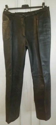 Pantalon cuir agneau noir - d'agneau,