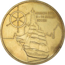 [#185966] France, Jeton, Rouen - Armada du siècle voilier, 2008, MDP, AU(50-53)