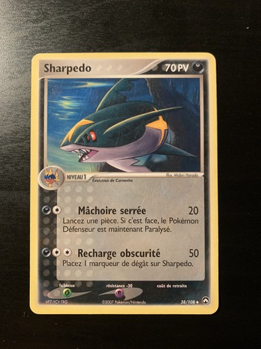 Carte pokémon unco sharpedo - carte,