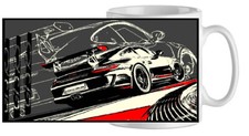 mug sublimation céramique  voiture PORSCHE