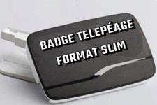 Support badge SLIM Télépéage  Pare brise - Neuf Bip autoroute