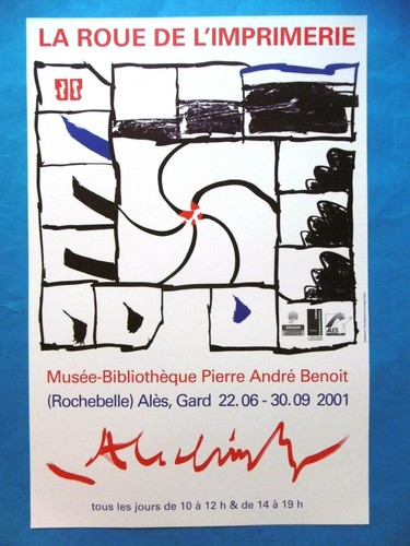 Alechinsky affiche originale - alechinsky,