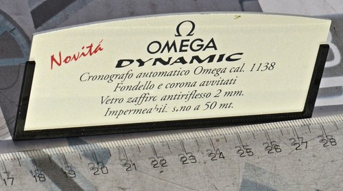 Plaque montres original omega - plaque,