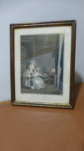 Ancienne petite gravure fin