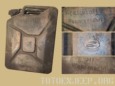 JERRYCAN WH1 GERMAN ALLEMAND
