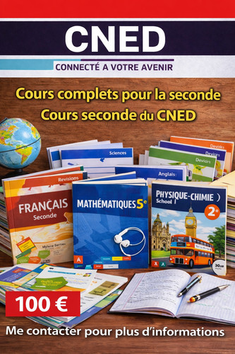 Cned cours seconde lycée - cned,