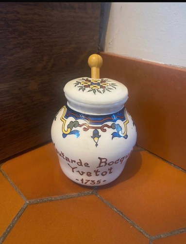 Ancien pot moutarde bocquet - a,
