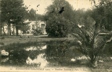 Carte NOGENT SUR MARNE Exposition Coloniale 1907 Pavillon Tunisien et Parc