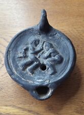 Lampe à Huile Romaine Antique Bas Relief Érotique Région de Nîmes 11,2 cm