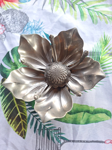 Cendrier vintage fleur - cendrier,