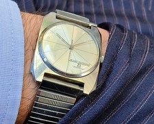 Seiko Skyliner Diashock 21 jewels 6220-7990 Vintage Mechanical Watch 30x38mm