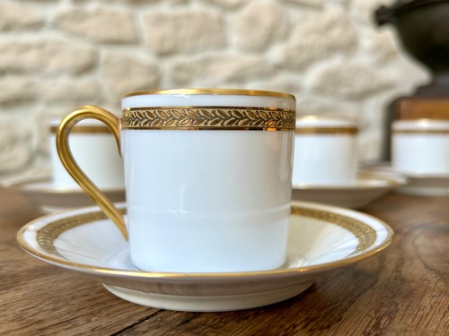 Service café porcelaine - café, en