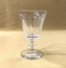 verre à eau en cristal à 10 côtes plates 14,5 cm BACCARAT / SAINT LOUIS caton