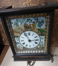 Pendule mural carillon fôret noire Napoleon III  a restaurer