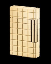 S.T.DUPONT Haute Création Briquet Avec Finition En Or Massif 18 Carats