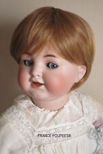 Perruque pour poupée ancienne poupon-cheveux courts blond foncé-Tête32/33cm(13")