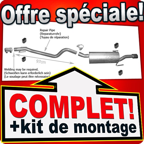 échappement pour opel astra - Échappement,
