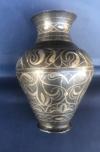 Ancien vase fer forgé - vase,