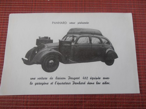 Pub panhard ancien epoque - ancien, 'epoque