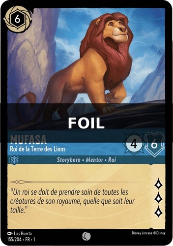 Mufasa roi la terre des - -,