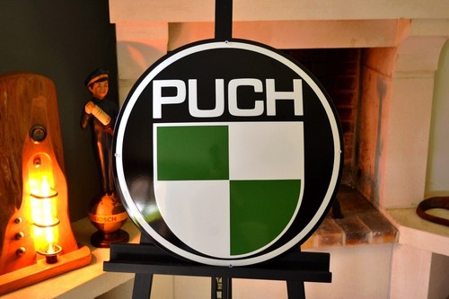 Plaque émaillée puch - émaillée,