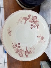 Cuvette Ancienne H B & CIE "MARSEILLE" TERRE DE FER - DIAMETRE 34 CM