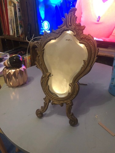 Ancien petit miroir psychée - ancien,