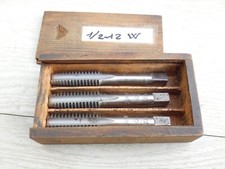 set jeu de 3 taraud à main 4 goujure 1/2"-12  filet par pouce 12  HSS    (n6)