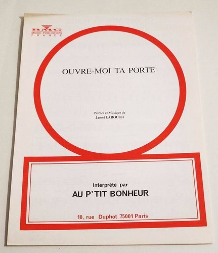 Partition sheet music tit - partition, au
