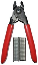 Tondeuse à saucisses + 60 Clips, Machine Serrage pour Saucisse, Clipper Manuelle