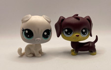 LPS Littlest Pet Shop G5 teckel #84 + chat fold cat #65 hasbro rare petshop 2017