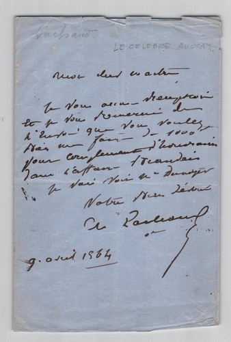 Charles lachaud lettre - lachaud,