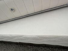 sommier tapissier 140X190 lattes rigides renforcées + 4 pieds