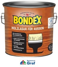Bondex Lasure Bois pour Extérieur 2,5 L / Différentes Couleurs / #873
