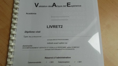 Livret vae bac pro - bac,
