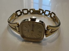 Ancienne montre femme VINTAGE MATY - plaque or