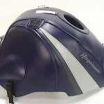 Tapis de reservoir BAGSTER SUZUKI HAYABUSA 2005 BLEU FONCE/POINTE GRIS CLAIR/ANT
