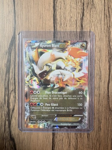 Carte pokémon kyurem blanc - pokémon, ex