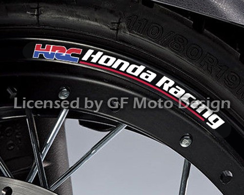 Autocollants hrc racing - 8, x